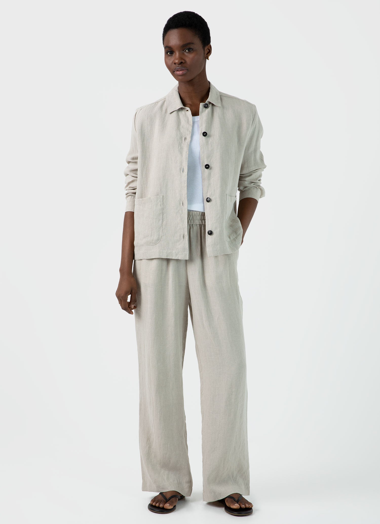 Linen Twin Pocket Jacket