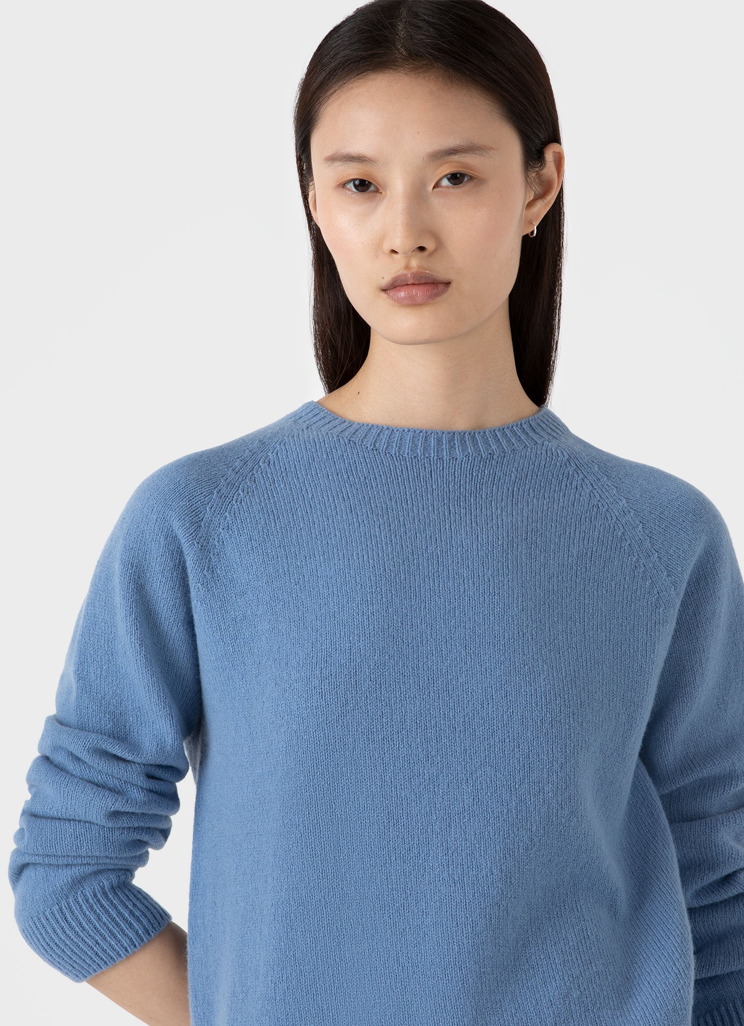 Crew neck jumper with shirt online