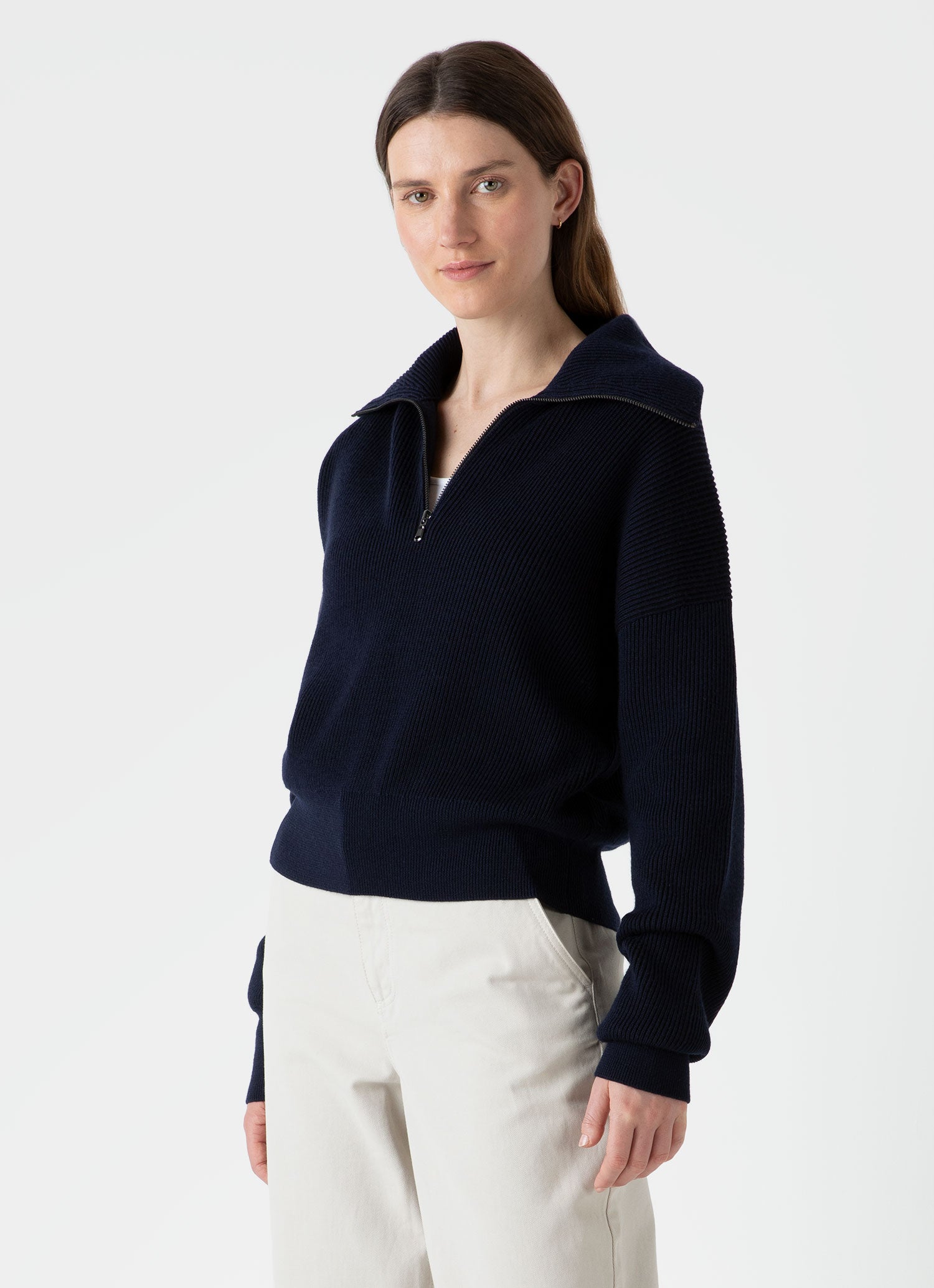 Half zip jumper discount navy