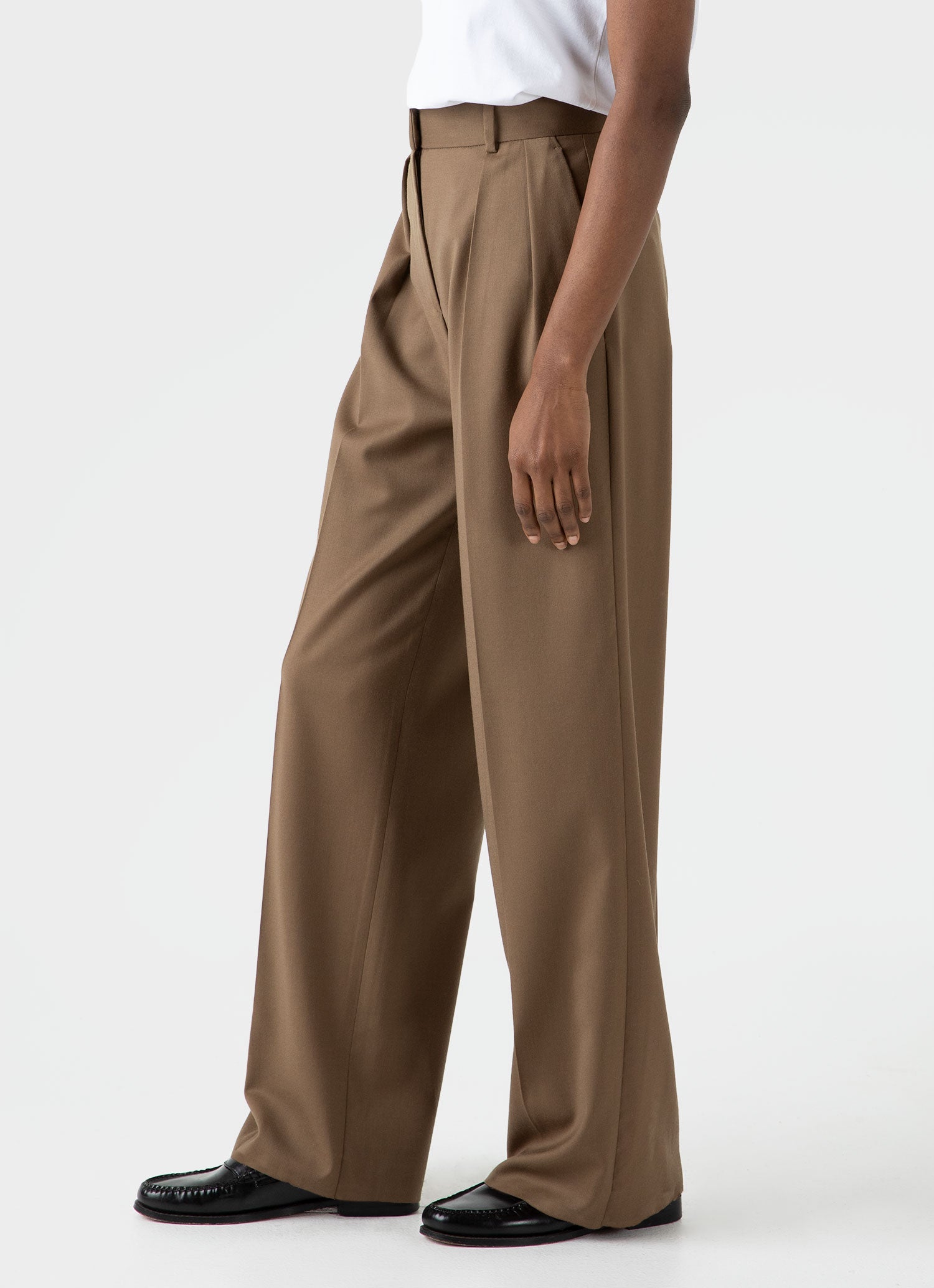 Camel coloured trousers online
