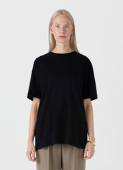 Women's Oversized Heavyweight T-shirt in Black