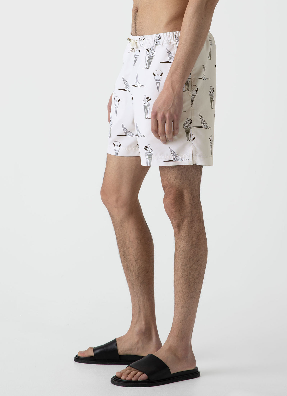 Men's Matt Blease Drawstring Swim Shorts in Ice Cream Print