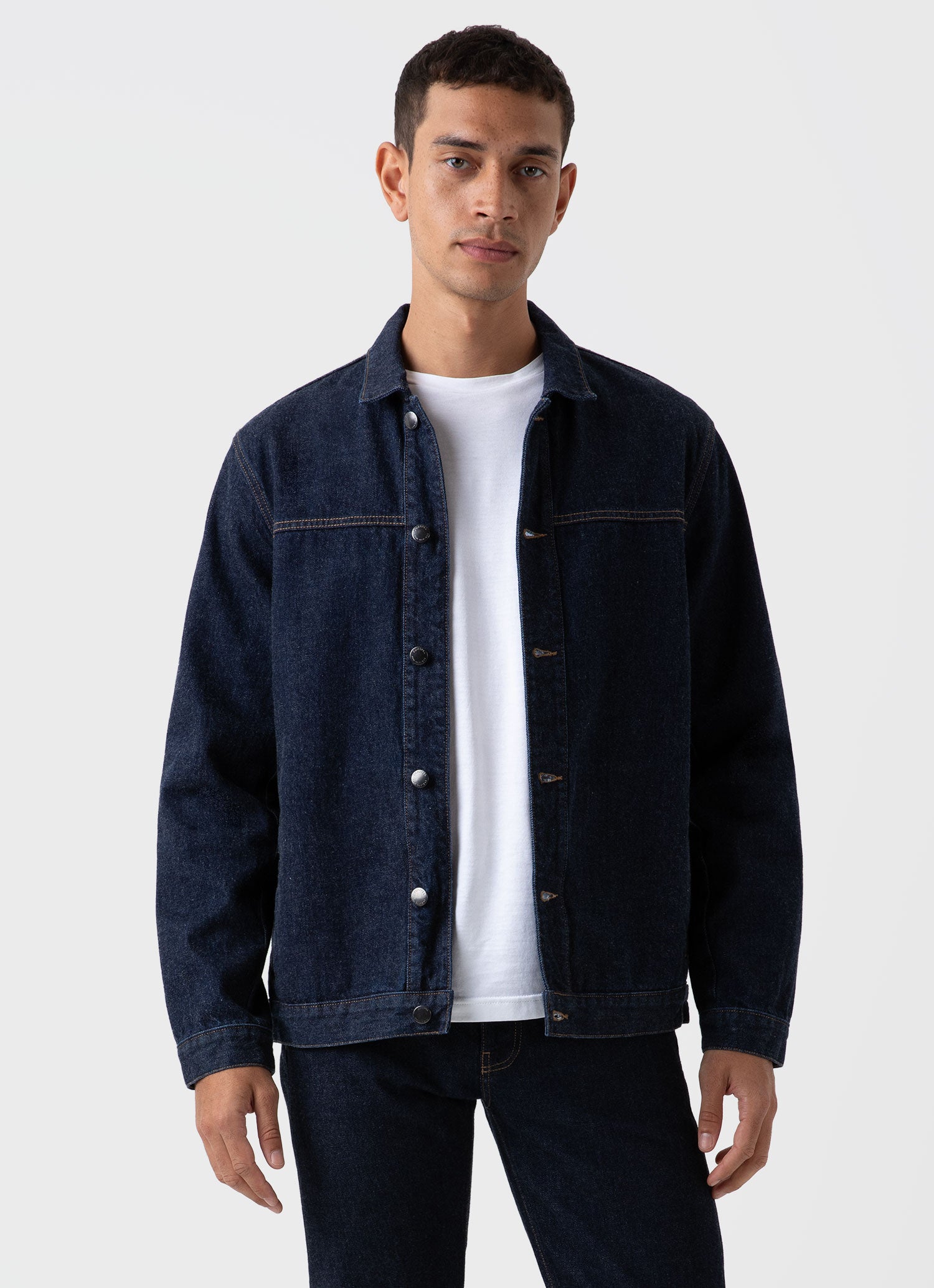 Line 8 unisex outlet oversized lined trucker jacket