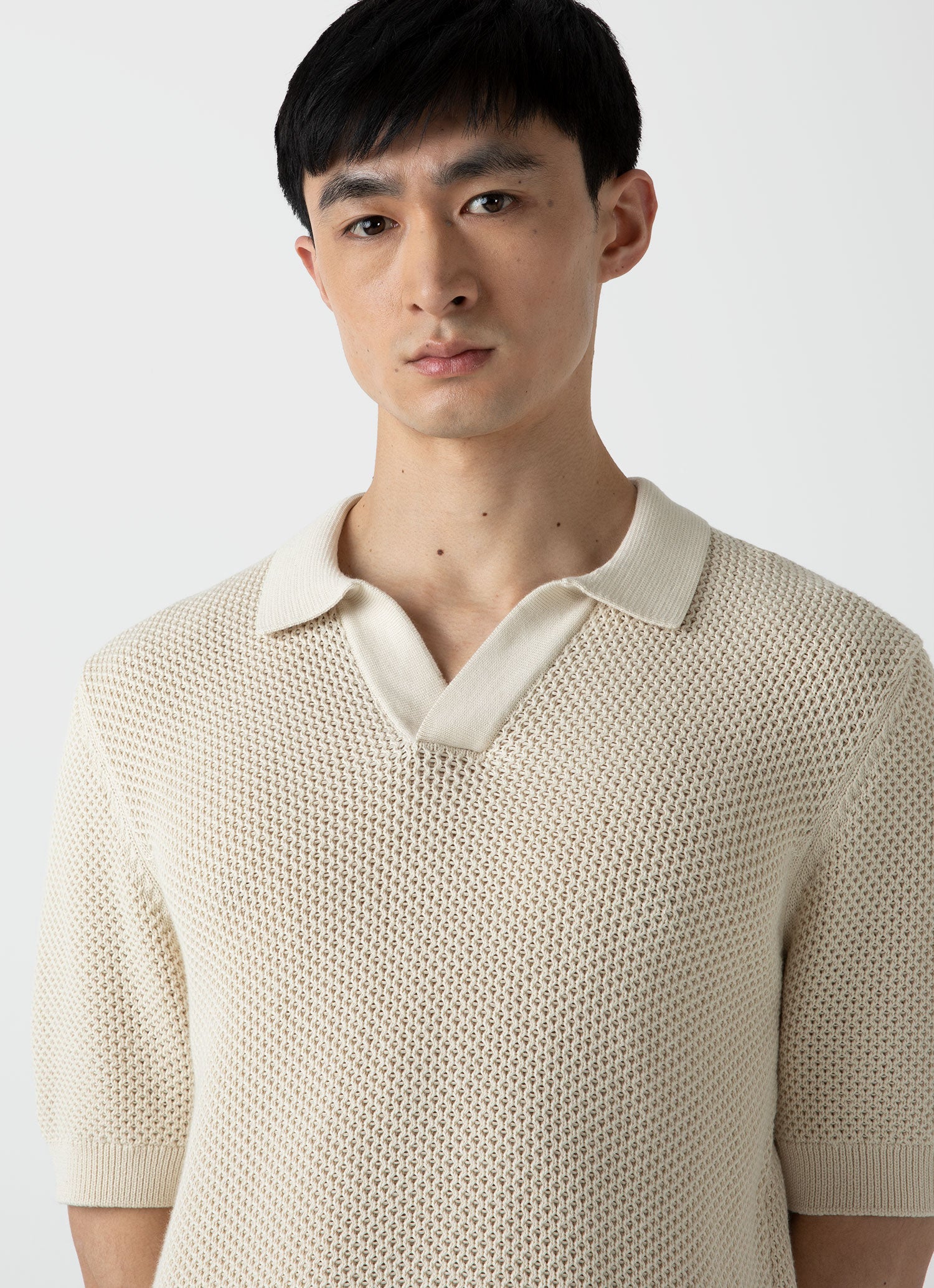 Sunspel x MR PORTER Mesh Knit Polo