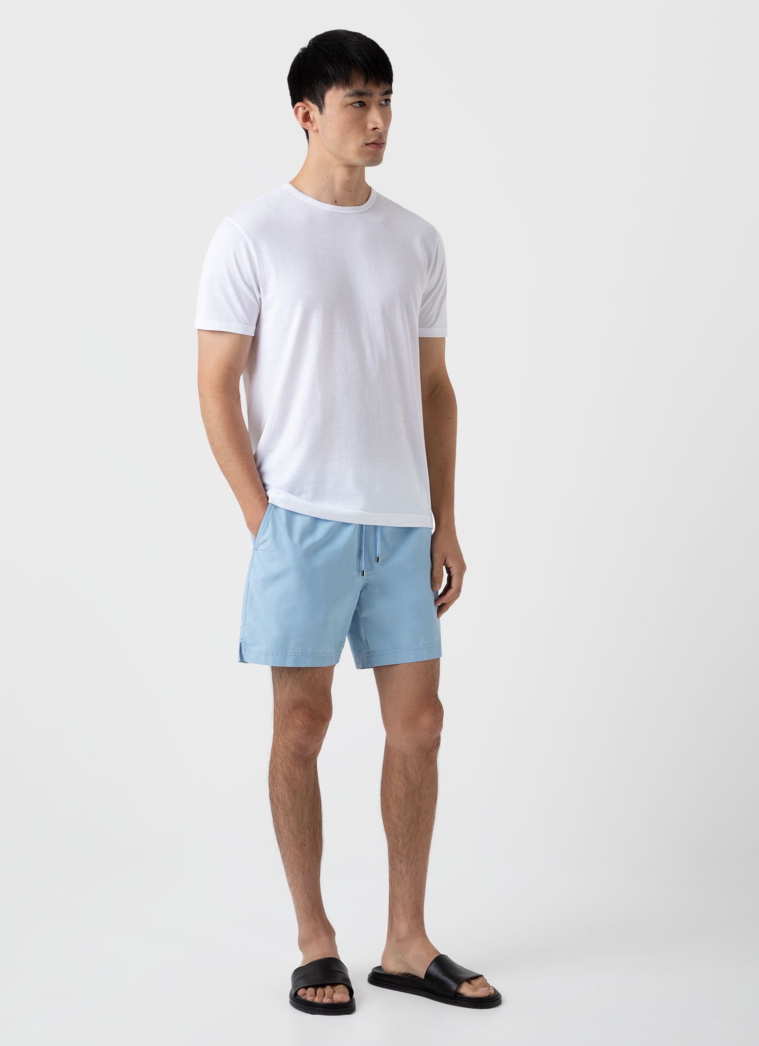 Sky blue sale shorts mens