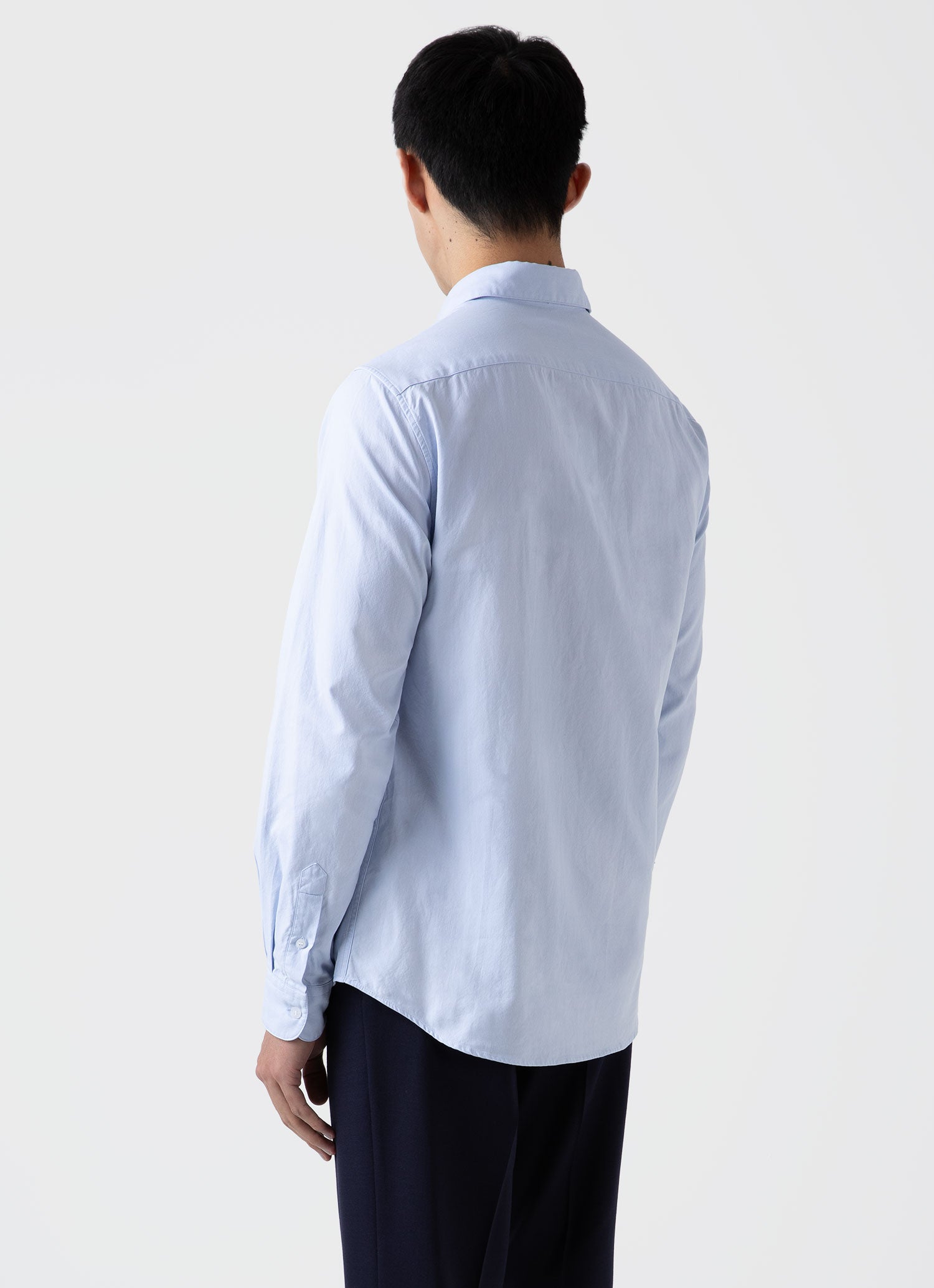 Men's Oxford Shirt in Light Blue | Sunspel