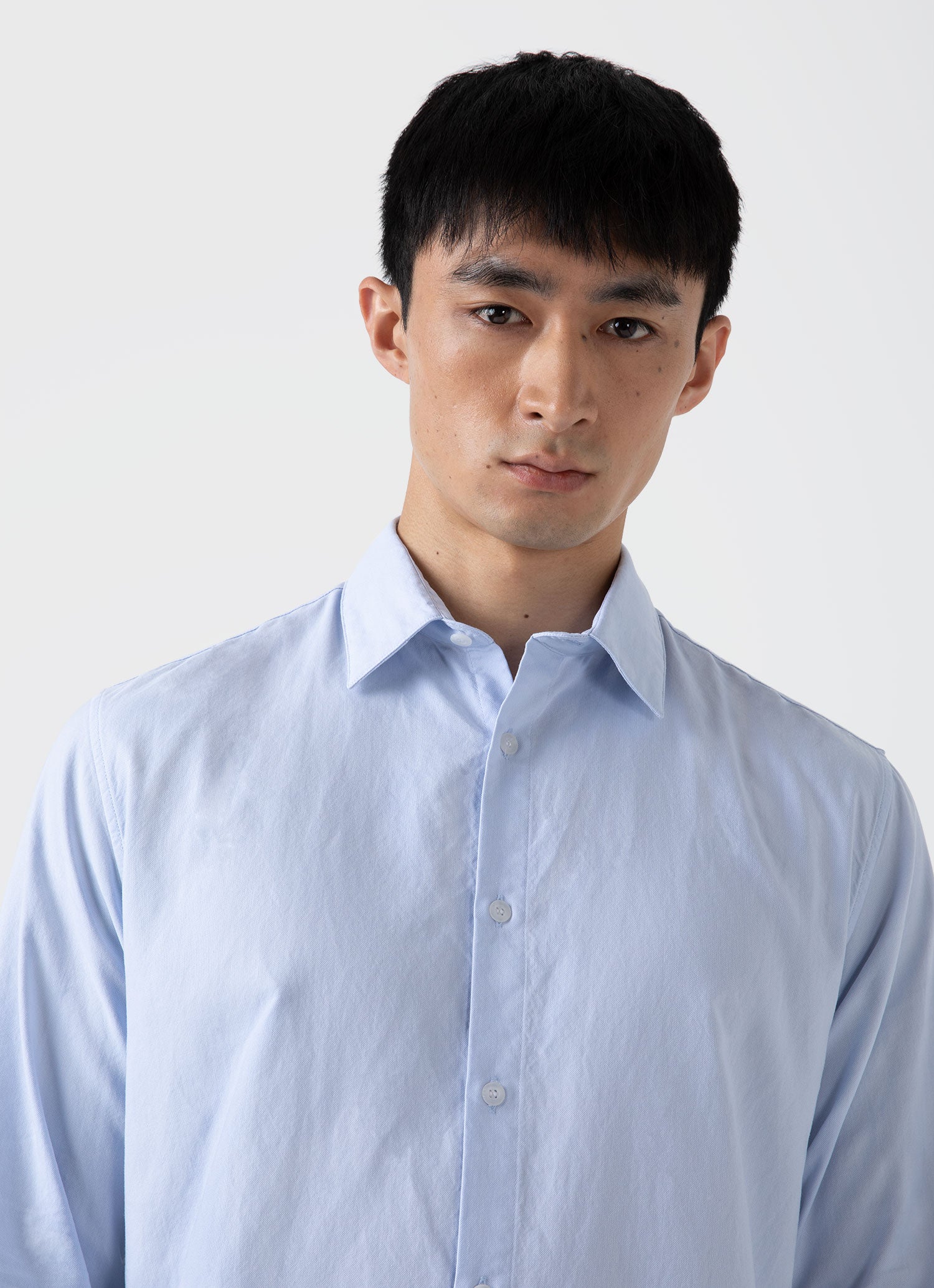 Men's Oxford Shirt in Light Blue | Sunspel
