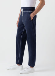 Men's Fleeceback Sweatpants in Navy Melange