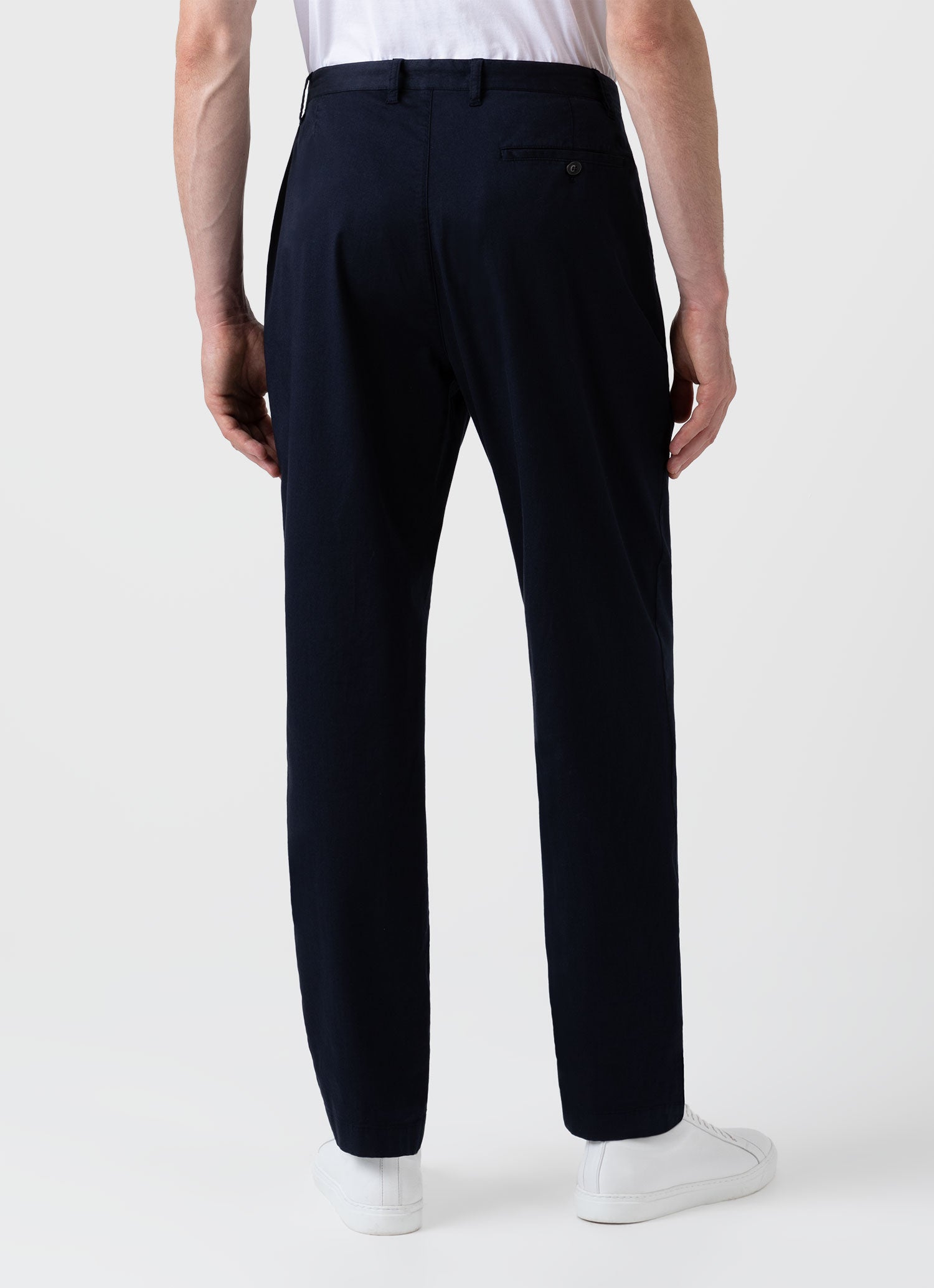 Gucci | Wide-leg Pleated Wool Trousers | Mens | Navy | MILANSTYLE.COM