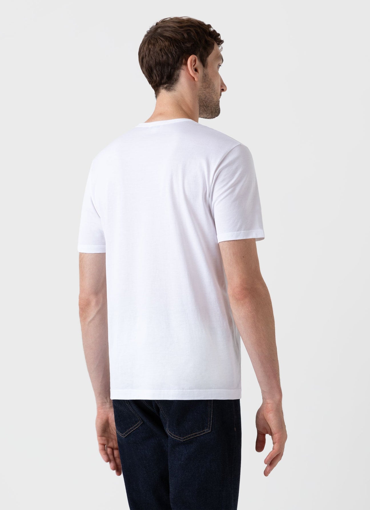 Men's Classic T-shirt in White | Sunspel