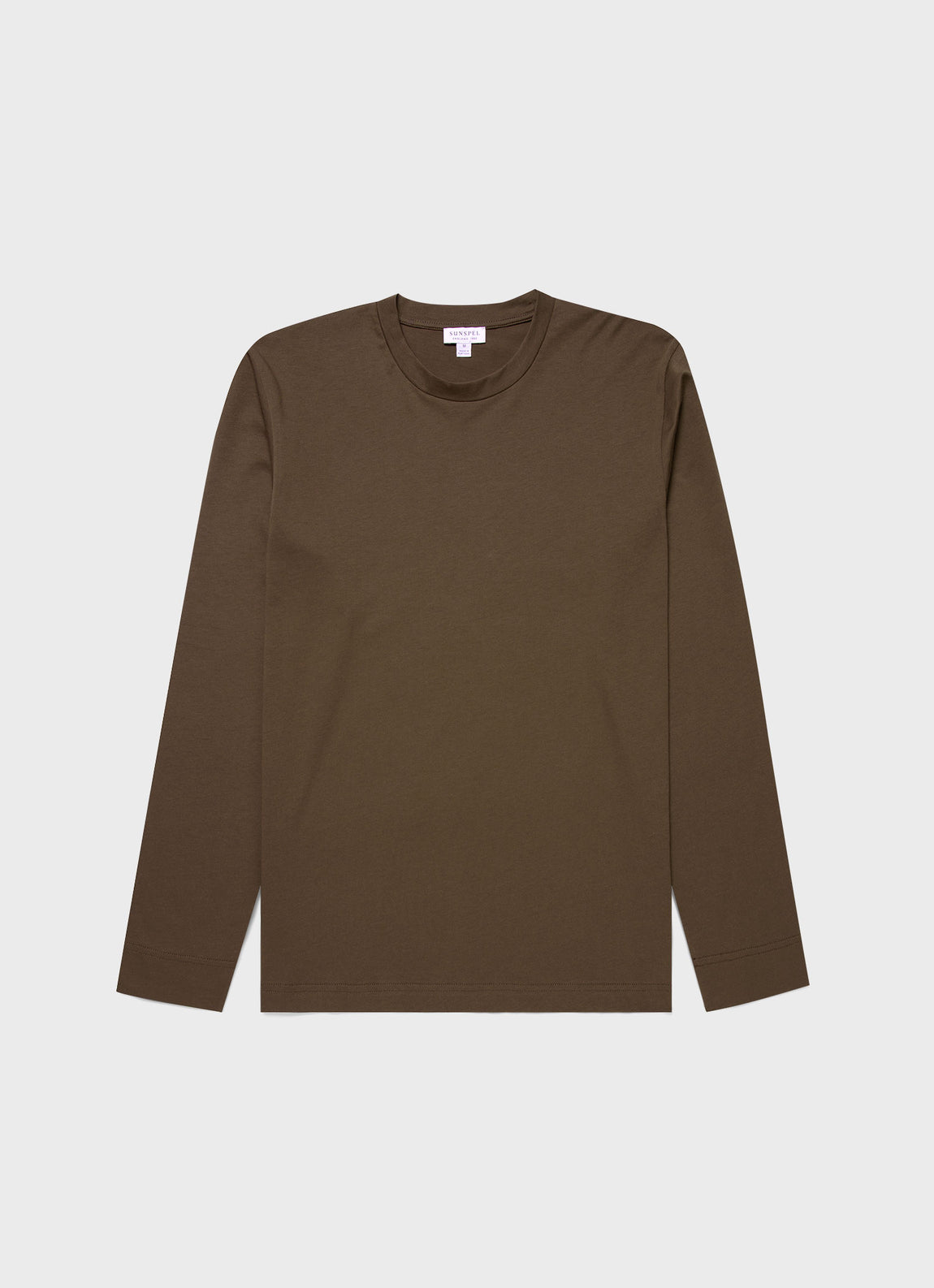 Men's Long Sleeve Riviera T-shirt in Dark Moss