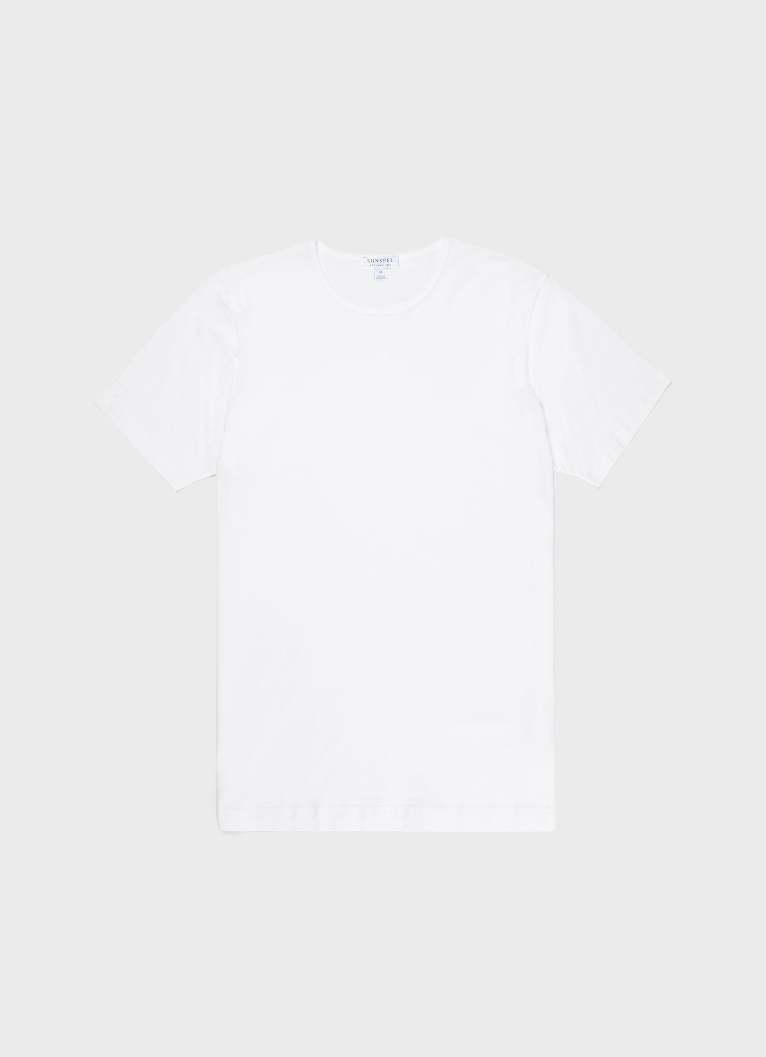 Men's Superfine Cotton Underwear T-shirt in White | Sunspel