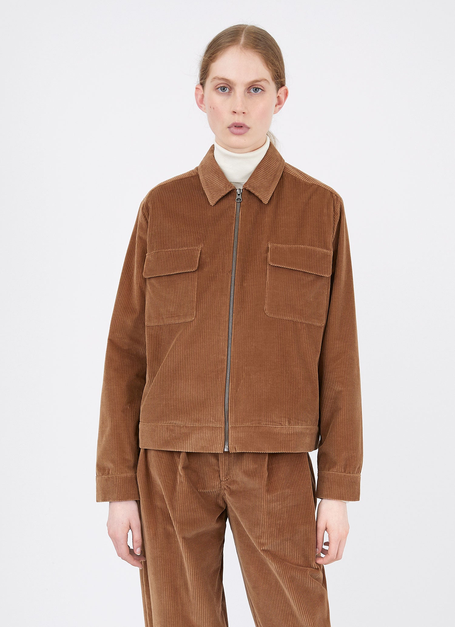 Corduroy Zip Jacket | Sunspel