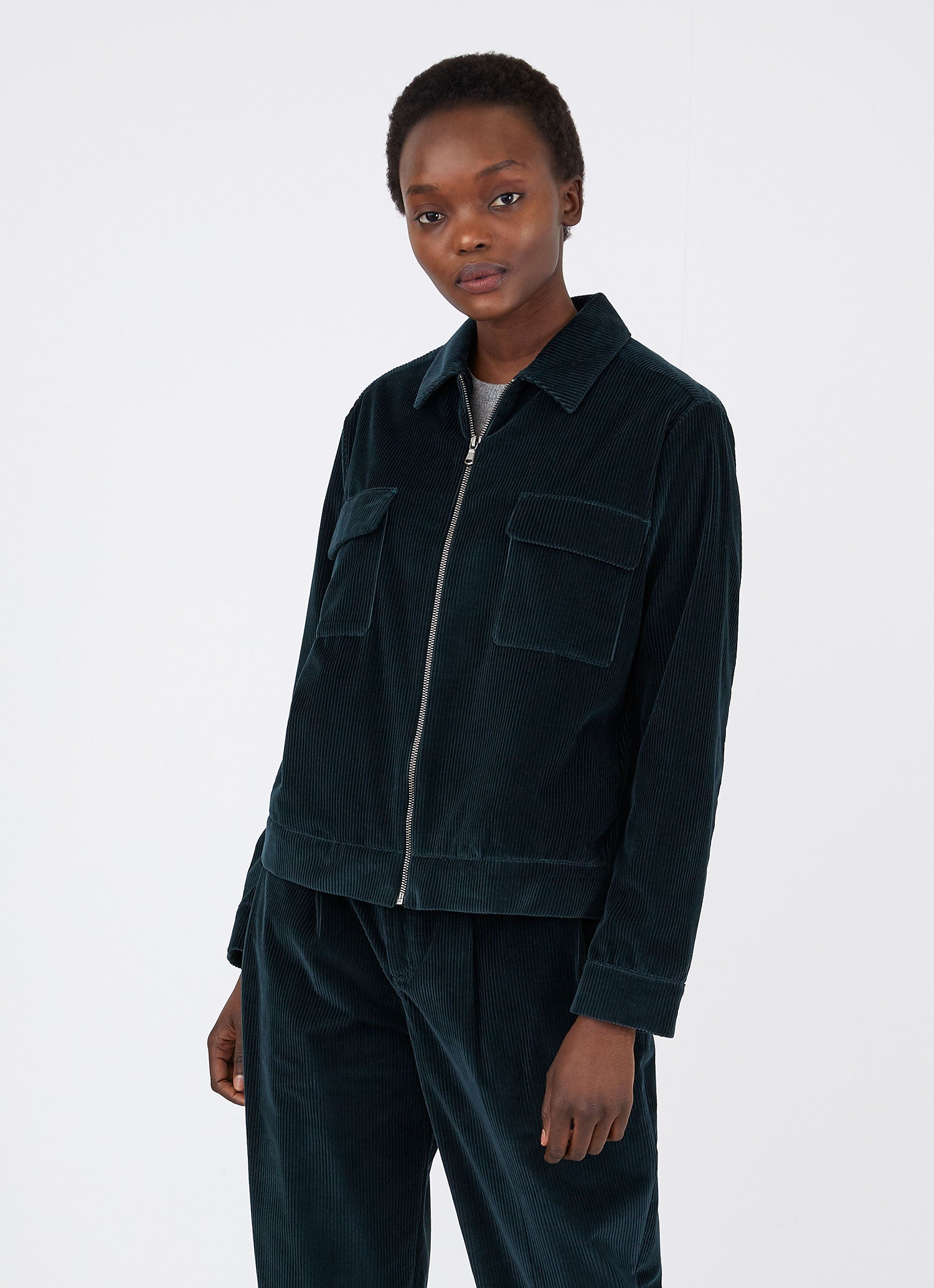 Wide wale corduroy jacket womens new arrivals