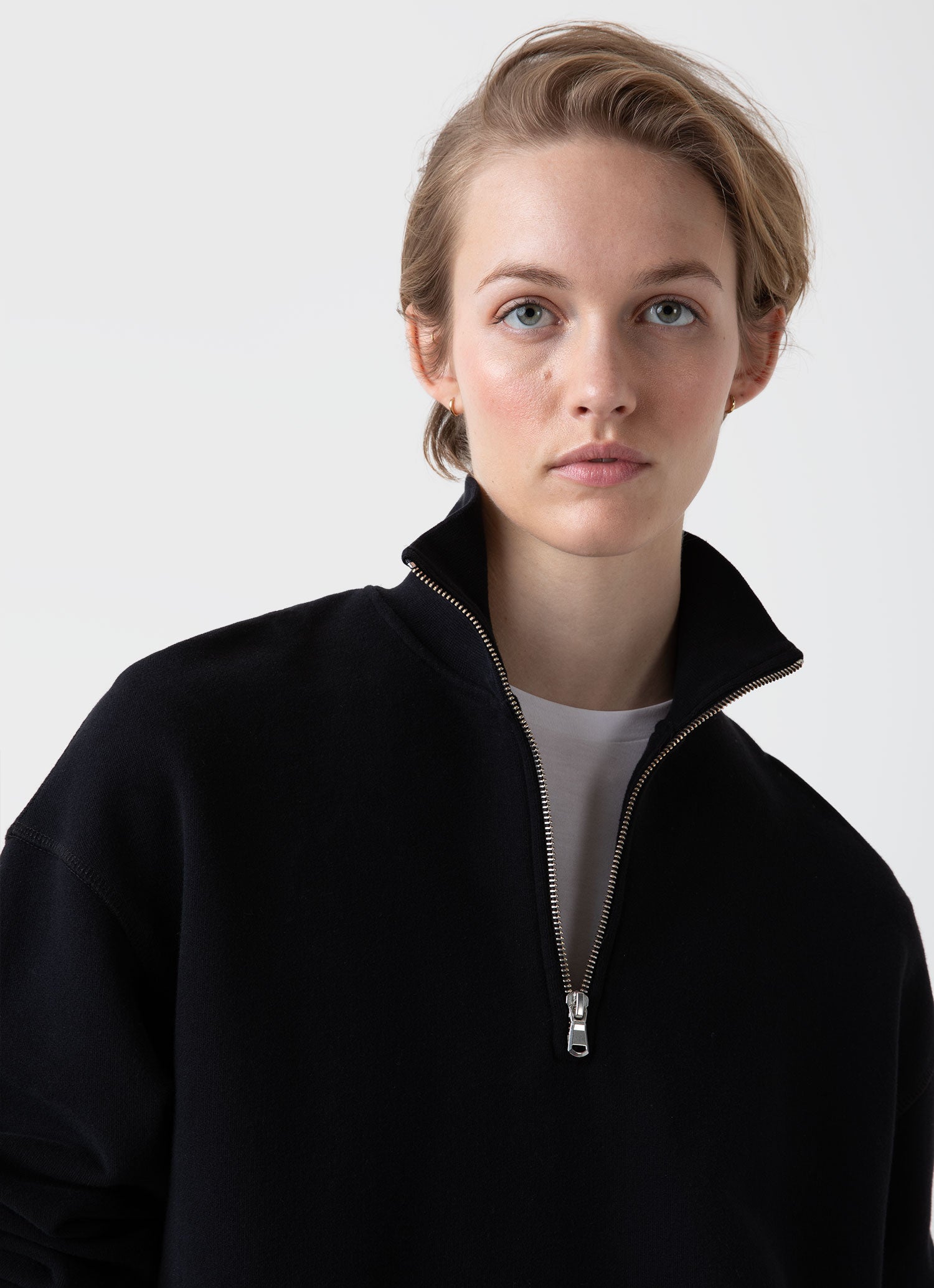 Everlane oversized clearance fleece half zip